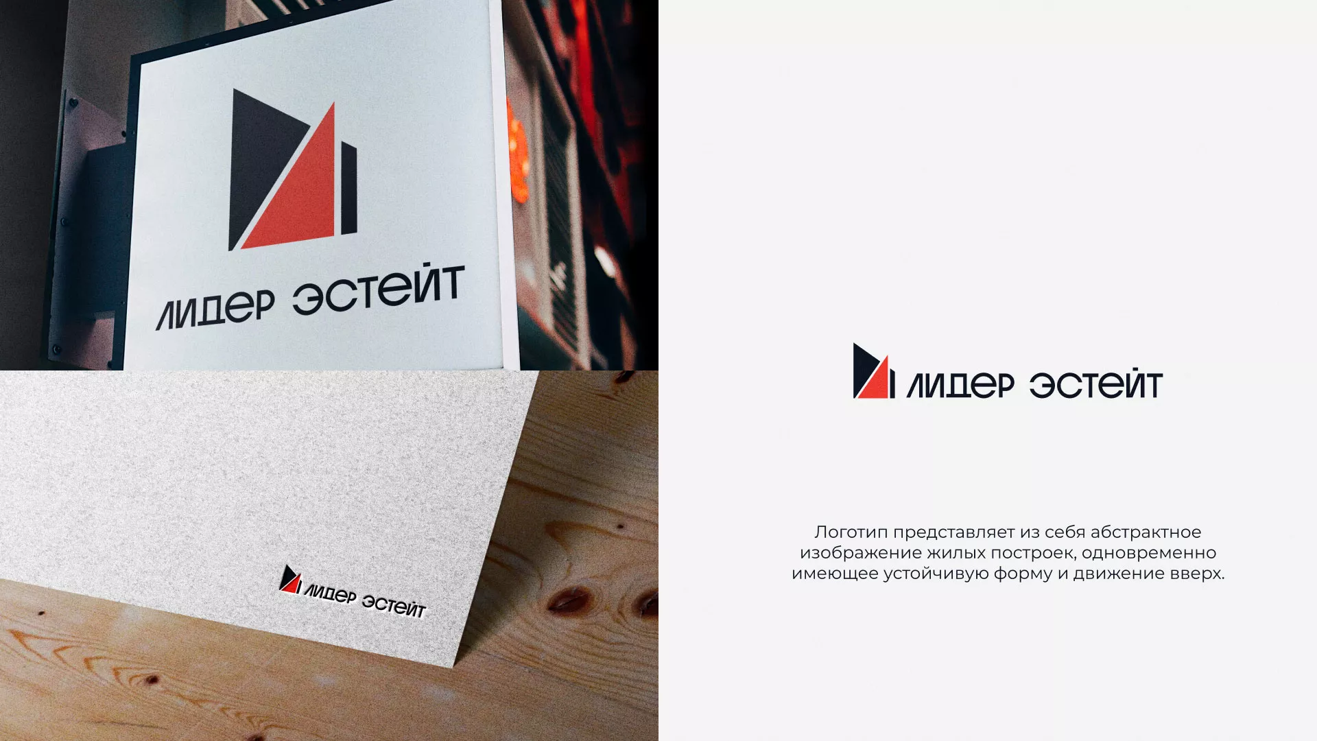 Сделали логотип для агентства недвижимости «Лидер Эстейт» в Дигоре